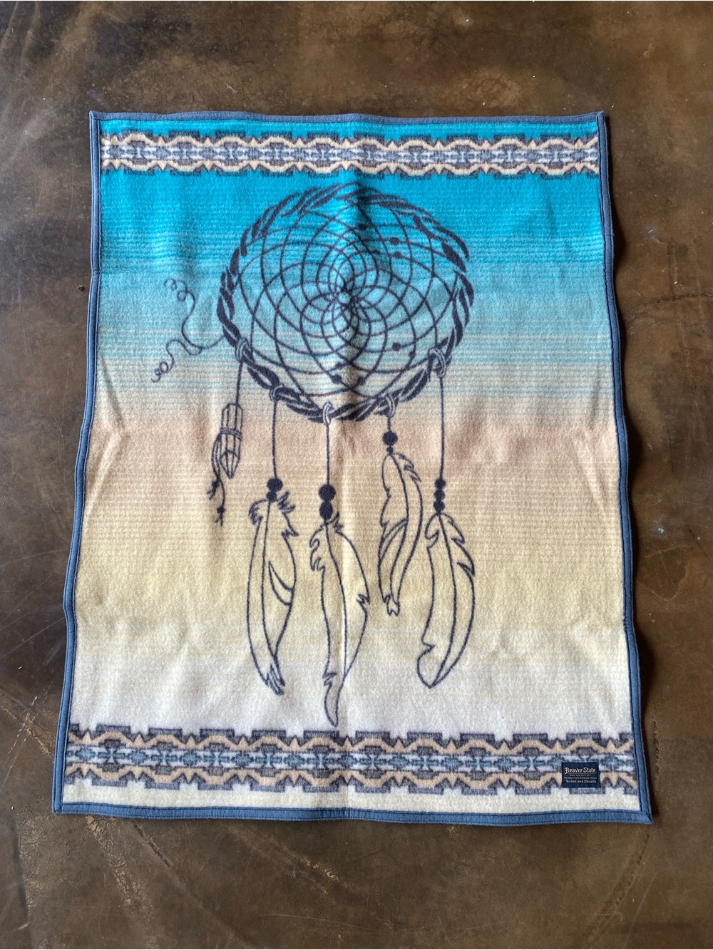 Pendleton Beaver State Dreamcatcher Wool Crib Baby Blanket